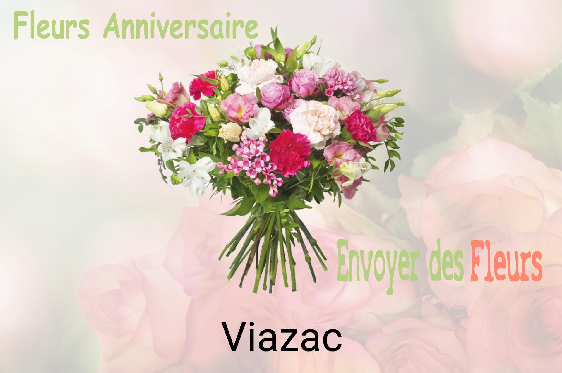 Bouquet de fleurs d’anniversaire livré à Viazac